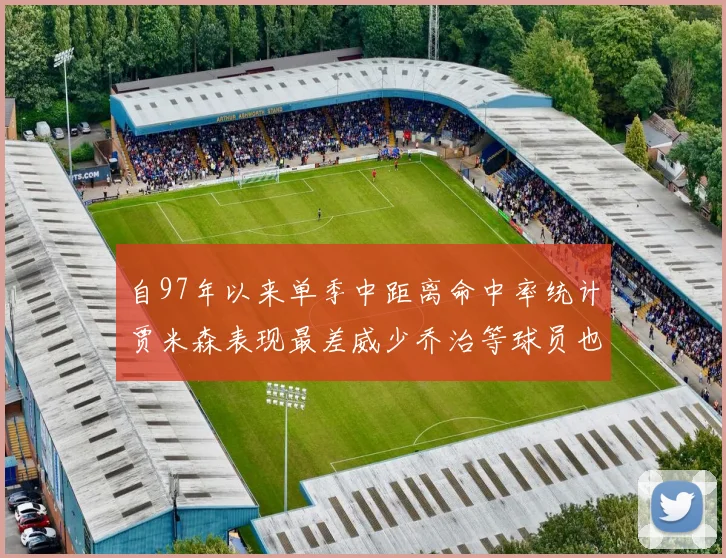 自97年以来单季中距离命中率统计贾米森表现最差威少乔治等球员也在榜上