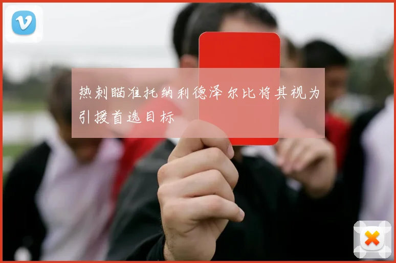 热刺瞄准托纳利德泽尔比将其视为引援首选目标